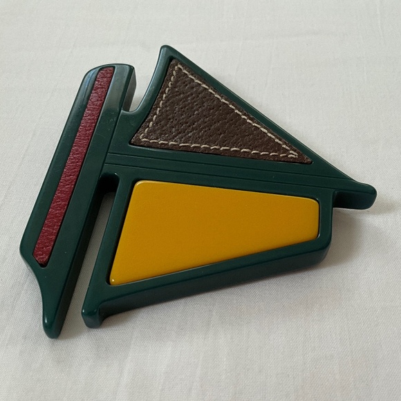 PRADA Sailboat Bag Pin Brooch - Picture 3 of 7